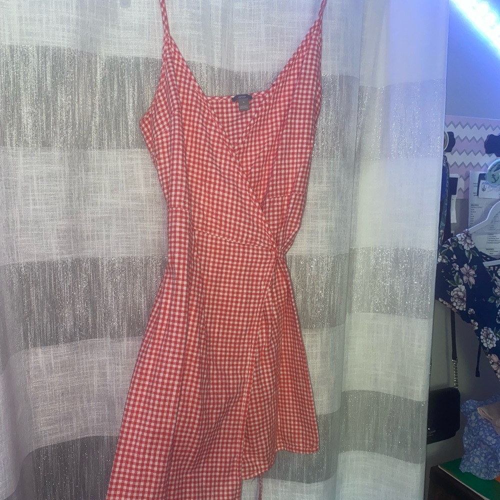 Aerie Plaid Wrap Dress